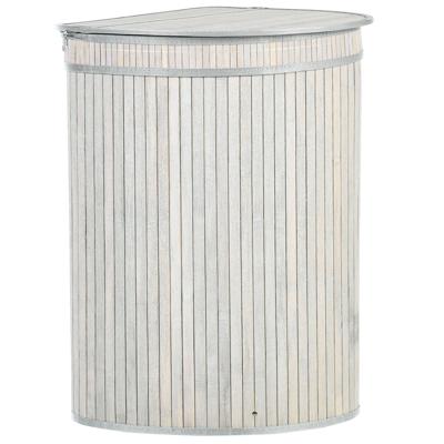 Beliani - BADULLA - Mand - Grijs - Bamboehout