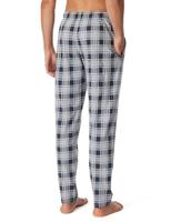Schiesser pyjamabroek jersey grijs met ruitje - thumbnail