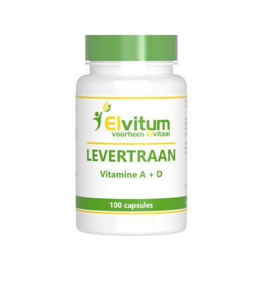Elvitum Levertraan A D3 100 Capsules Elvitum Levertraan A D3 100 Capsules
