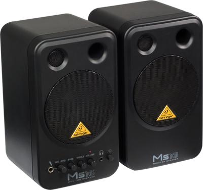 Behringer MS16 Actieve studiomonitor set (2 stuks) Behringer MS16 Actieve studiomonitor set (2 stuks)