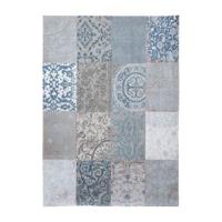 Louis de Poortere - 8981 Vintage Patchwork Bruges Blue - 280x360 cm Vloerkleed - thumbnail