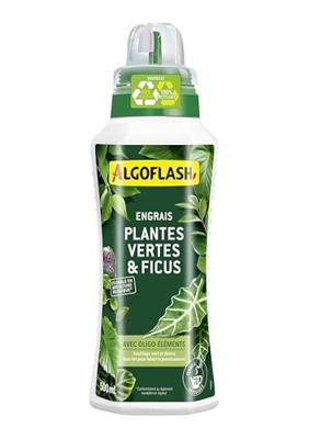 Groene plantenmeststof - ALGOFLASH - Groene planten & Ficus - 500 ml - UAB