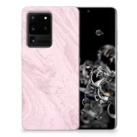 Samsung Galaxy S20 Ultra | TPU | Siliconen hoesje | Marble Pink - Origineel Cadeau Vriendin - thumbnail
