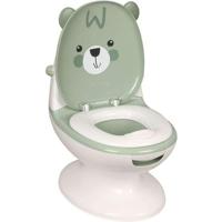 Mini babytoilet - BAMBISOL - Teddybeer - Amandelgroen - thumbnail