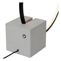 Lucide CIRKELIS - Tafellamp - Ø 32 cm - LED Dimb. - 1x6W 3000K - Zwart - thumbnail