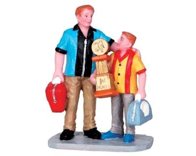 Lemax the kingpin kerstdorp figuur type 2 Jukebox Junction 2014