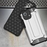 Lunso - Armor Guard backcover hoes - Xiaomi Mi 11 - Zilver - thumbnail