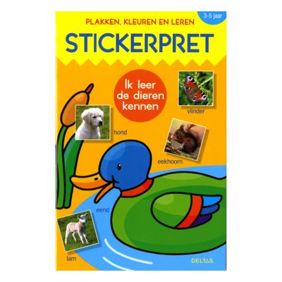 Deltas Stickerpret - ik leer de dieren kennen