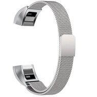 FitBit Alta HR Milanese bandje - Maat: Small - Zilver - thumbnail