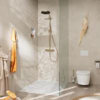 Hansgrohe Pulsify S Puro Showerpipe 260 1jet met thermostaat, Brushed Bronze - thumbnail