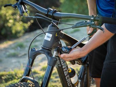 Topeak Pocketshock DXG Pomp Druk meter - Zilver