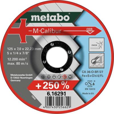 Metabo Accessoires M-Calibur Afbraamschijf Ø 180x7,0x22,23 mm - 25 stuks - 616292000 Metabo Accessoires M-Calibur Afbraamschijf Ø 180x7,0x22,23 mm - 25 stuks - 616292000