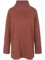 Trui zijsplitten Van Peter Hahn bruin - thumbnail