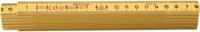 Hultafors duimstok g 59 2m - 12-delig - geel - hu200104 - hu200104 - thumbnail