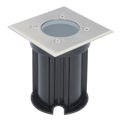 LED Grondspot vierkant buiten - Dimbaar - GU10 fitting - Tuinspot - Oprit - RVS - IP65 waterdicht