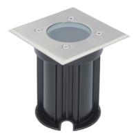 LED Grondspot vierkant buiten - Dimbaar - GU10 fitting - Tuinspot - Oprit - RVS - IP65 waterdicht - thumbnail