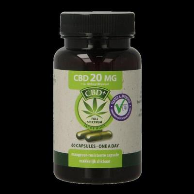 Jacob Hooy CBD Capsules 20mg 60 Capsules