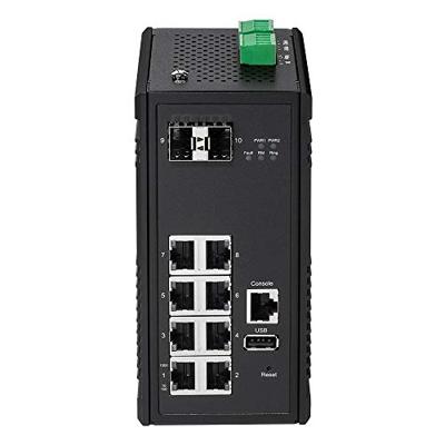 Edimax IGS-5208 - Industriële 8-poorts Gigabit Web Managed Switch met 2 SFP-poorts