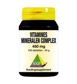Vitamines mineralen complex 450mg 100 Tabletten - thumbnail
