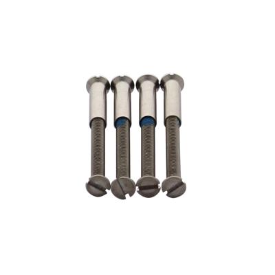 Intersteel 4 Patentboutjes m4x38 mm met hulsjes m4 - RVS