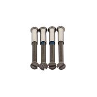 Intersteel 4 Patentboutjes m4x38 mm met hulsjes m4 - RVS - thumbnail