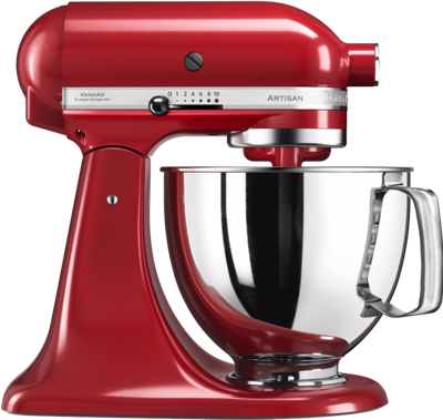 Voedselverwerker KitchenAid 5KSM125EER Rood 300 W 4,8 L