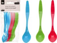 Excellent Houseware Lepelset 14 cm 12 Stuks Grijstinten - thumbnail