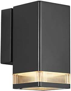 Nordlux Wandlamp Elm GU10 zwart IP44 - 4800910