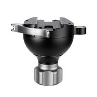 Leofoto Summit 75mm Leveling Base + Platform Short With clamp - thumbnail