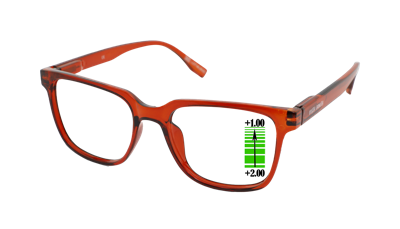 Leesbril Vista Bonita Cubo Multifocaal-Terra Cotta-+1.00-+2.00