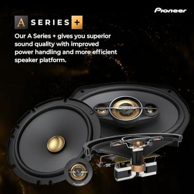 Pioneer TS-A1081F - Autospeakers - 10 cm - 2-weg coaxiaal - 230 W