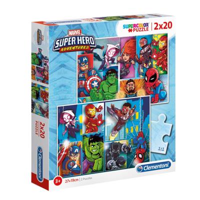 Clementoni legpuzzel Adventures junior karton 40 stukjes Clementoni legpuzzel Adventures junior karton 40 stukjes