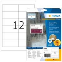 Herma 4692 Folie-etiketten 97 x 42.3 mm Polyester folie Wit 300 stuk(s) Extra sterk hechtend Laser (zwart/wit), Laser (kleur), Kopiëren (zwart/wit), Kopiëren - thumbnail