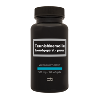 APB Holland Teunisbloemolie koudgeperst puur 500mg 100 Softgels - thumbnail