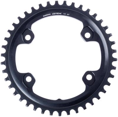 SHIMANO - kettingblad 42t grx fc-rx810 1 x 11 speed - zwart