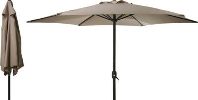Parasol 3 meter met draaimech Taupe