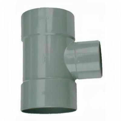 Wavin PVC Verloop T-Stuk 88° 110x75mm 3xMof - Duurzaam & Waterdicht voor Riolering