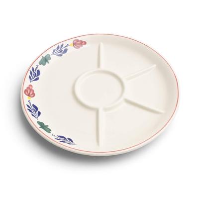 Boerenbont Fondueborden Ø27cm 6 stuks