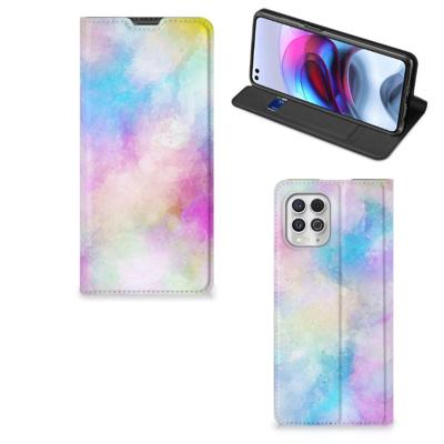Bookcase Motorola Moto G100 Watercolor Light Bookcase Motorola Moto G100 Watercolor Light