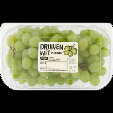 Jumbo Druiven Wit Pitloos 500 g