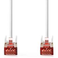 Nedis CAT6 Netwerkkabel | RJ45 Male | RJ45 Male | S/FTP | 3.00 m | Rond | LSZH | Wit | Label - CCGL85221WT30 - thumbnail