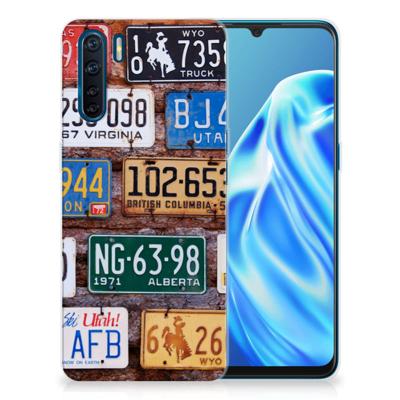 OPPO A91 | Siliconen hoesje | met foto Kentekenplaten