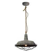 Brilliant Rope 93614/70 Hanglamp LED E27 60 W Beton-grijs - thumbnail