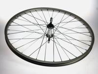 Bikefun Voorwiel 24x1.75 alu zilver blank - thumbnail