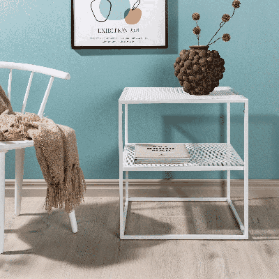 Nohr Bijzettafel 'Verity' 55 x 55cm, kleur Wit