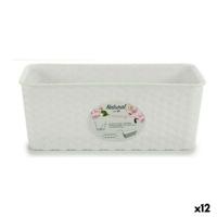 Plantenbak Stefanplast Wit Plastic 13 x 11 x 28,5 cm (12 Stuks) - thumbnail