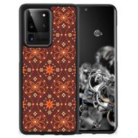 Samsung Galaxy S20 Ultra Bumper Case Batik Brown - thumbnail