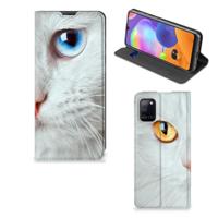 Samsung Galaxy A31 | Hoesje maken | Witte Kat - thumbnail