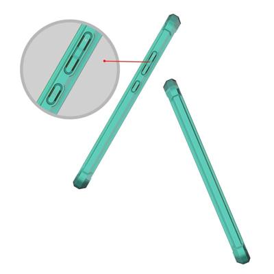 Huawei P10 Transparant schokbestendig TPU + acryl back cover Hoesje (groen) Huawei P10 Transparant schokbestendig TPU + acryl back cover Hoesje (groen)
