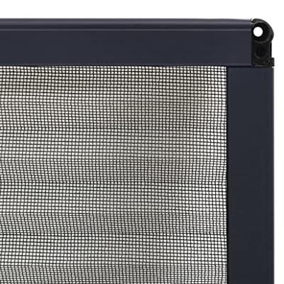 VidaXL Raamhor plissé 60x80 cm aluminium antracietkleurig